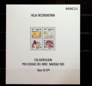 PANAMA Sc RA94 NH SOUVENIR SHEET OF 1981 - CHILDREN - (CT5)