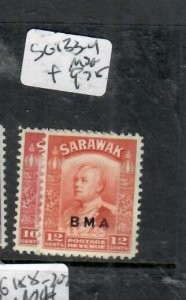 SARAWAK BROOKE BMA 10C, 12C    SG 133-134     MOG        P0507A H