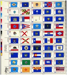 State Flags Mint Sheet of Fifty 13 Cent Stamps Scott 1633-82