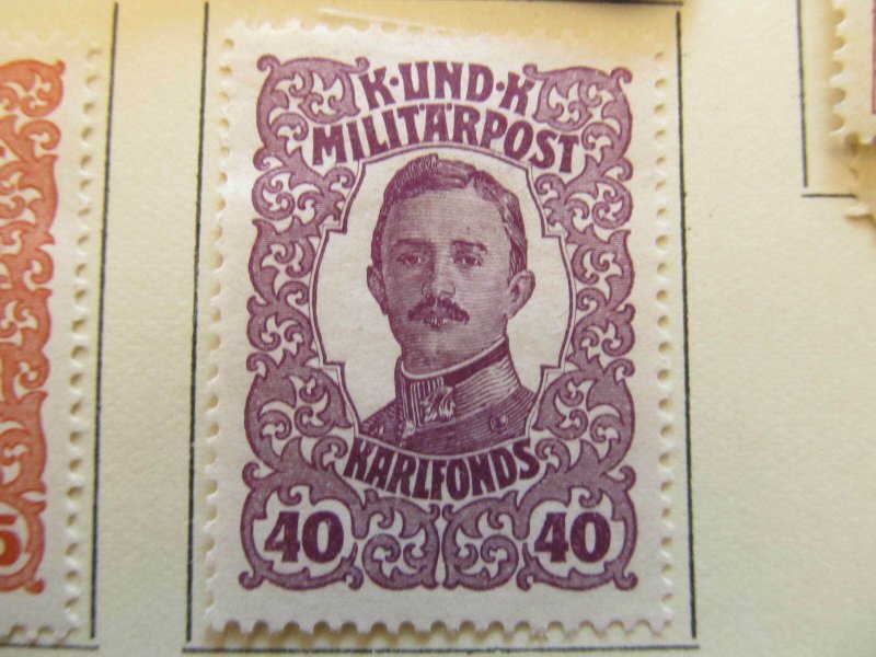 Bosnia & Herzegovina 1918 40h fine MH* semi-postal stamp A13P18F84