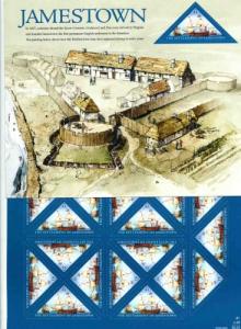 Jamestown Sheet - Hard to Get!!  Triangles