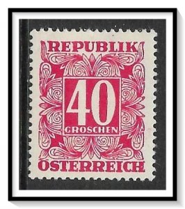 Austria #J240 Postage Due MH