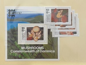 Stamps Dominica Scott #1024-8 nh