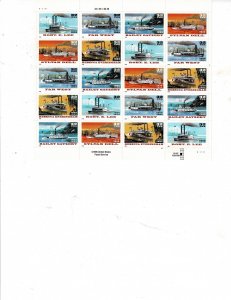 Steamboats 32c US Postage Sheet #3091-95 VF MNH