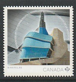 2014 Canada Sc 2771i - MNH VF - 1single - Canadian Museum for Human Rights