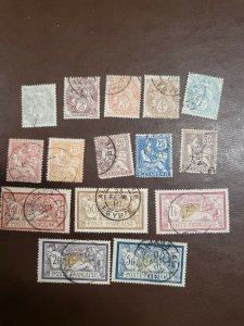 Stamps Alexandria Scott #16-30 used