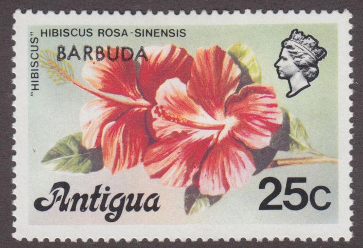 Barbuda 276 Hibiscus 1977