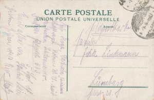 German Offices in Turkey 1917 WWI Constantinople Feldpost Postcard to Luneburg