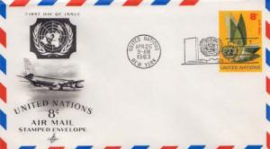 United Nations, First Day Cover, Postal Stationery