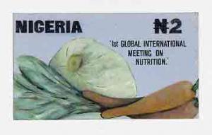 Nigeria 1992 Conference on Nutrition - original hand-pain...