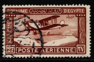 EGYPT SG133 1926 27m BROWN AIR STAMP USED