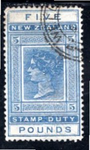 New Zealand #AR25 Postal Fiscal, Used VF,    ...   4330599