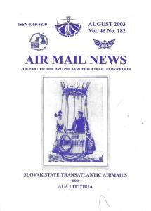 Air Mail News: Journal of the British Aerophilatelic Fede...