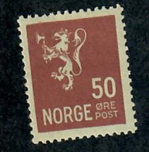 Norway #127 Mint Hinged single