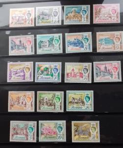 Bermuda 1962 Definitive Issue Complete Set Mint