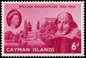 ✔️ CAYMAN ISLANDS 1964 - SHAKESPEARE - SC.  171 MNH ** [5CW3]