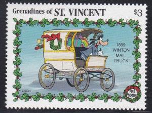 Grenadines of St. Vincent #681 F-VF Mint NH ** $3 Classic Automobiles