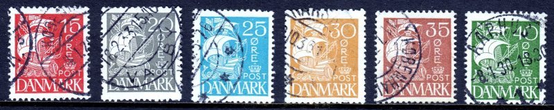 Denmark - Scott #192-197 - Used - SCV $5.25 | Europe - Denmark, General ...