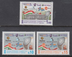 Tajikistan 403-405 MNH VF