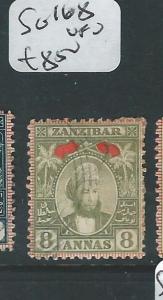 ZANZIBAR (P2402B) SULTAN SG 168  VFU