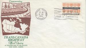 1962 Canada Trans-Canada Hwy (Scott 400) Unknown FDC 
