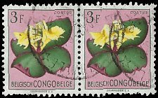 BELGIAN CONGO   #275 USED PAIR (1)