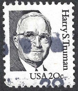 United States #1862 20¢ Harry S. Truman (1984). Used.