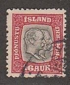 ICELAND #O36 USED