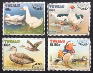 Tuvalu 1997** Mi.769-72. Ducks MNH [21;79]