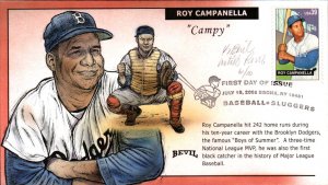 #4080 Roy Campanella Artist Proof Bevil FDC