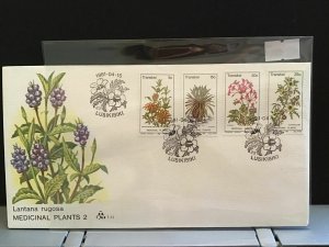 Transkei 1981 Lantana Rugosa Medicinal Plants 2  stamps cover R29006