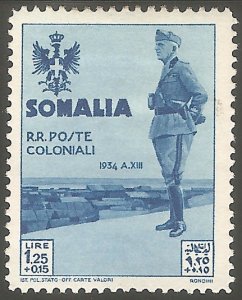 SOMALIA Sc# B46 MH FVF King Emmanuel III Visit