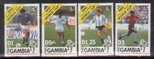 Gambia 1018-21 Soccer Mint NH