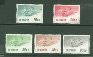 Ryukyu Islands #C9-C13  Single (Complete Set)