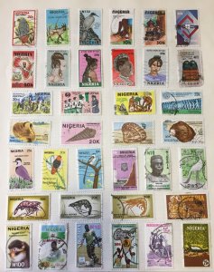 NIGERIA Biafra Sport Wildlife M&U Collection on Pages(Apx 280 Items)Apr543