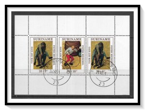 Suriname #B179a Semi-Postal Mini-Sheet FDC NH