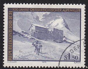 Austria 1097 USED 1978 Archduke Joham Shelter, Grossglockner