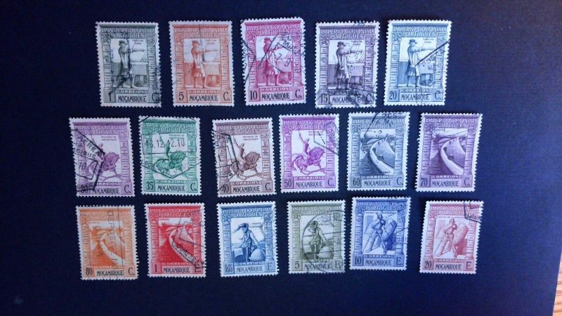 Mozambique - 4 Pre-1940 Complete Sets  Sc# 114-124, 133-140,  251-269,  270-287