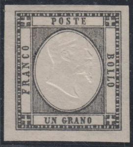 ITALY TWO SICILIES Sc 21 HINGED MINT XF SCV$400.00