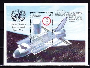 Grenada, Scott cat. 2154. Space Shuttle s/sheet.