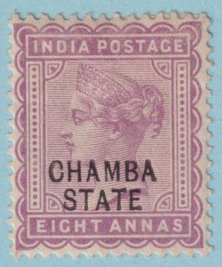 INDIA - CHAMBA STATE 8  MINT HINGED OG * NO FAULTS VERY FINE! - RPM