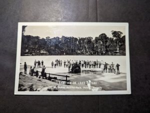 1937 Australia RPPC Postcard Cover Victoria to Heddersfield Yorkshire England