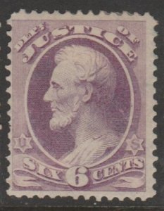 U.S. Scott #O28 Lincoln - Justice - Official Stamp - Mint Single
