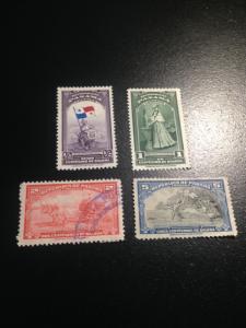 Panama sc 342-345 mh+u