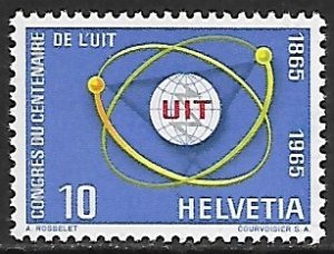 Switzerland # 471 - ITU, Emblem & Atom - MNH.....{U}