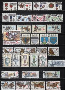 Czechoslovakia Complete Sets Collection Used CTO Brids Animals ZAYIX 0224M0079