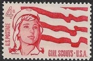 U.S.#1199 Girl Scouts U.S.A. 4c Single, MNH.