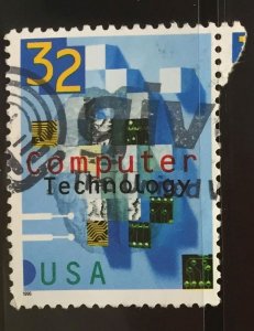 US #3106 Used F/VF - Computer Technology 32c (1996)