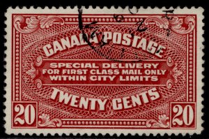 CANADA QV SG S4, 20c carmine-red, FINE USED. CDS