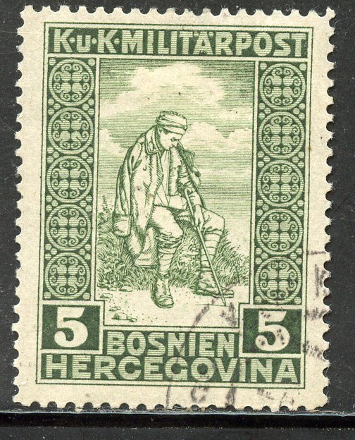 Bosnia & Herzegovina #B9, Used.